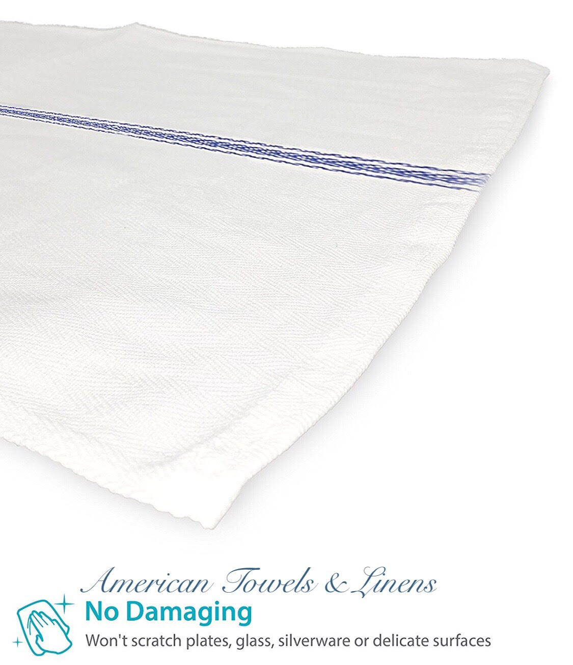 15 Pack Kitchen Towels - Herringbone Weave 100% Cotton Dish Towels - Lightweight and Breathable Tea Towels - Super Absorbent Flour Sack Towels - White Kitchen Towel for Hotels, Homes and Restaurants